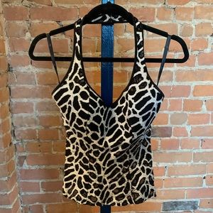 Papillon Blanc Halter Top